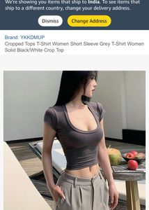 Grey Crop Top - Casual Style