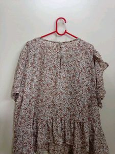 Floral Ruffle Top