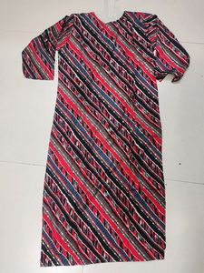 New Straight Printed Multicolor Kurti Size S=38