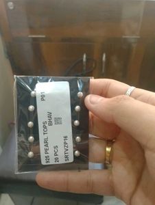 Pearl Stud Earrings - Sterling Silver ( pair)