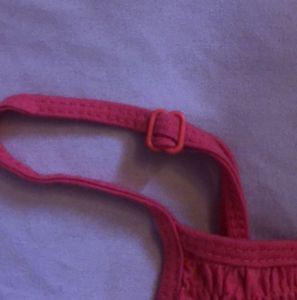 Pink-Red Spaghetti-Tank Top