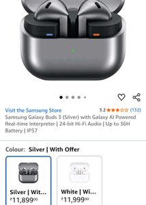 Samsung Galaxy Buds 3 | without Bill, Box &amp; Access