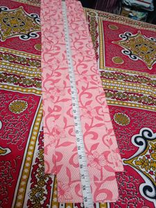 Pink Colour Floral Print Kurt And Pant Set
