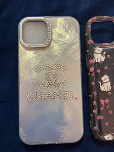 Chanel Rhinestone iPhone 13/14/15 Case