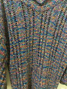 Colorful Knit Top