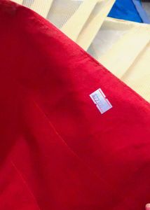 Elegant Cherry Red &amp; Gold Lehenga Set