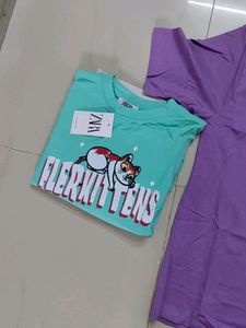Oversized Tshirts Front &amp; Back Print Tshirt