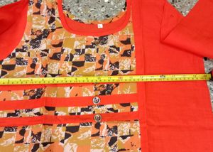 Catalogue Piece Brand New Blocks 3/4 Sleeves Printed L Size Kurta