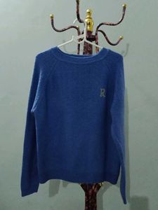 Blue Knit Sweater