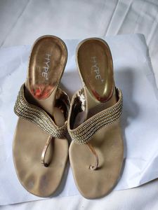 Golden/PinkWedges