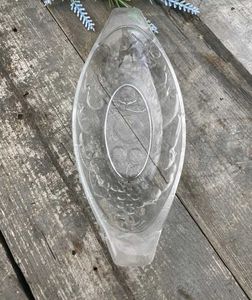 Single Vintage Glass Serving Dish