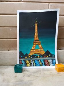 Eiffel Tower Painting