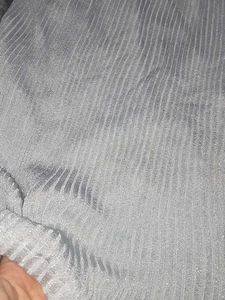 Shimmer Silver Long Skirt