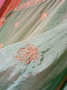 Kadai Dupatta Green Colour