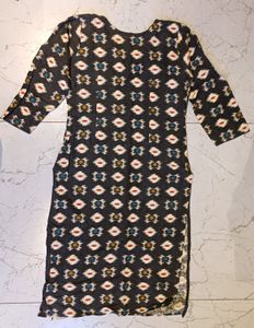Ikat Printed Daily-Wear Kurti