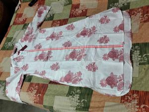 Floral Print Kurta