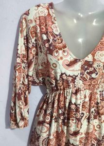 Patterned Mini Dress