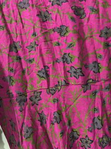 Purple Printed Womens Kurta
