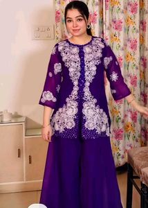 Elegant Purple Kurta Set