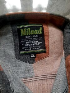 Stripped Branded Shirt Combo Size XL M SET