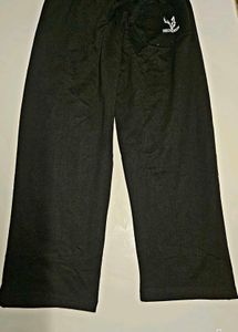 Harem Black Graphic Print Sweatpant