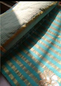 Striped Ethnic lining saree