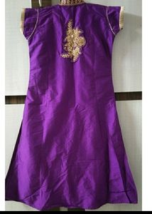 Ethnic Gown With Split