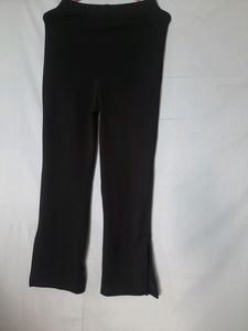 Price Drop!!!!! High Waist Black Pant In Boot Cut (Korean Style)