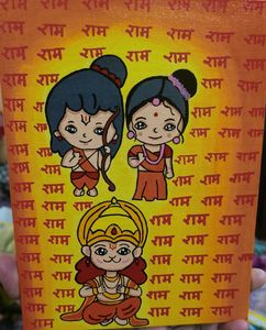 Shree Ram Inspired Canvas Painting
