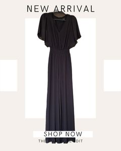 Black Wide-Leg Jumpsuit