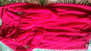 Dark Red Anarkali Kurta