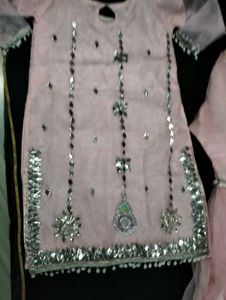 New Zari Work Garara Dress Inpoted Party Wear Dres