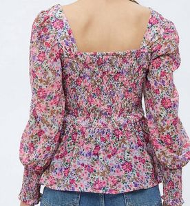Floral Peplum Top
