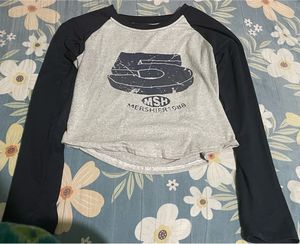 Long Sleeve Crop Top