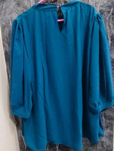Teal Blue Top For Women