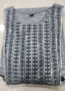 Elegant Grey Kurta