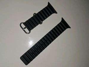 Black Rubber Watch Strap