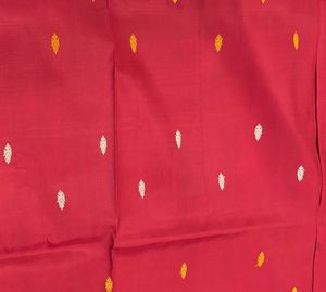 💯 Pure Silk Kanchipuram Saree - Royal Red