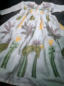 Floral Embroidered Dress