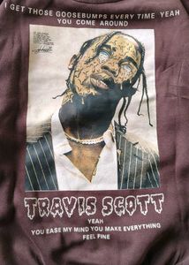 Travis Scott brown hoodie