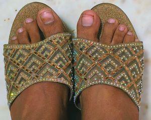 Gold Wedding Heels