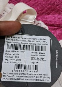 Combo Of 2 Clovia Bra Size 34F