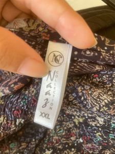 Paisley Print V-Neck Top