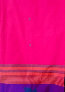 Pink Purple Silk Saree