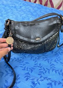 Black And Golden Juicy Couture Sling Bag