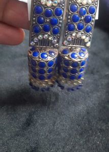 Blue Jhumka Earrings , never used.....