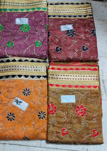 Maroon Blue Suit Material