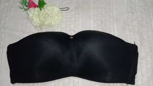 full cover Black Strapless Bra