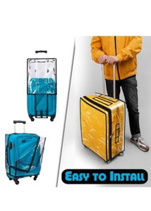 Clear suitcase protective waterproof cover