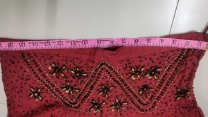 Navratri Special Red Ethnic Skirt